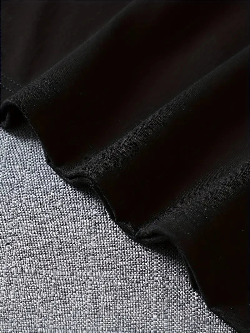 Men's summer 100% pure cotton fashionable casual sports loose Los Angeles graphic print round neck short sleeved T-shirt top