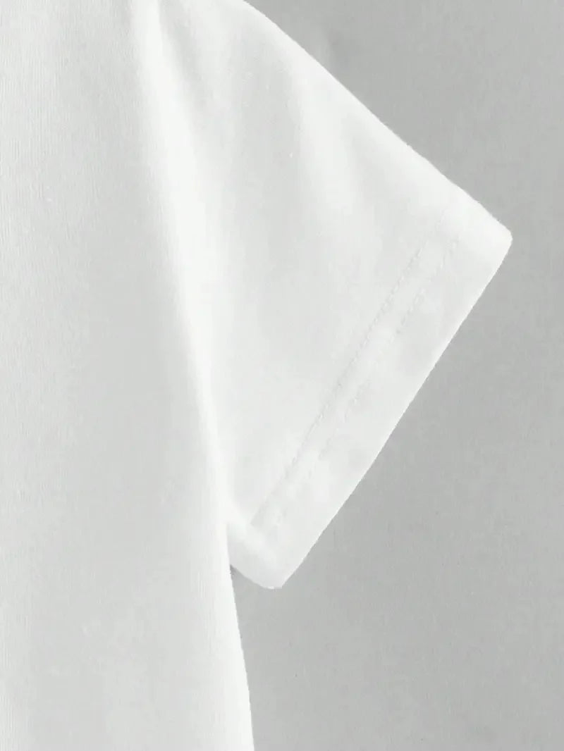 Men's summer 100% pure cotton fashionable casual sports loose racing graphic print round neck short sleeved T-shirt top